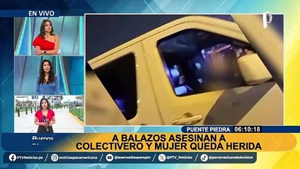 Asesinan a colectivero dentro de su vehículo en Puente Piedra: ataque también dejó a mujer herida