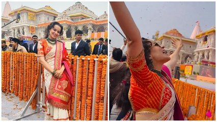 आ गए भगवान राम, प्राण प्रतिष्ठा के बाद कंगना रनौत हुईं राम भक्ति में लीन