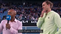 Zverev sings after forgetting father's birthday