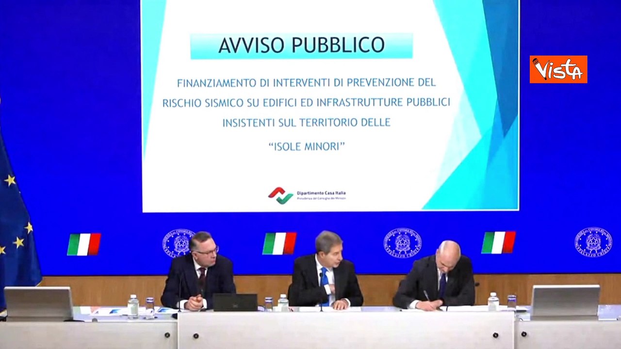 Musumeci: "100 milioni per prevenire il rischio sismico nelle isole minori"