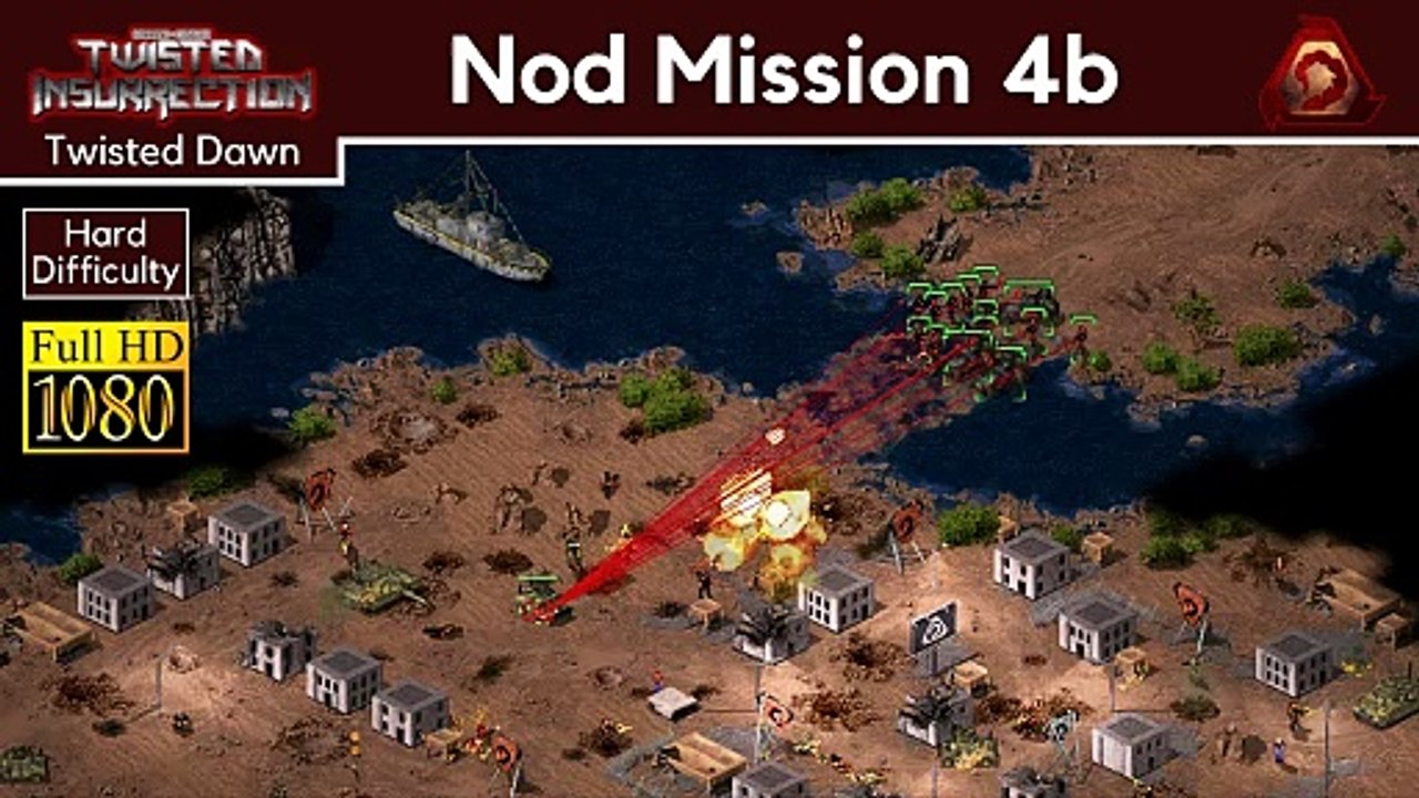 How to Beat C&C Twisted Dawn Nod Mission 4 B: Mao Civil War - Hard - 1080p HD