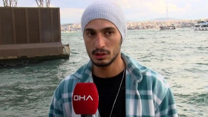Denize düşen yolcuyu kurtaran midyeci konuştu