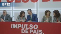 Sánchez preside la reunión de la ejecutiva del PSOE