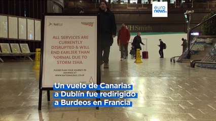 La tormenta Isha deja a cientos de miles de personas sin electricidad en el Reino Unido e Irlanda
