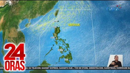 Amihan, bahagyang humina; posible ring lumakas sa mga susunod na araw - Weather update today (January 22, 2024) | 24 Oras