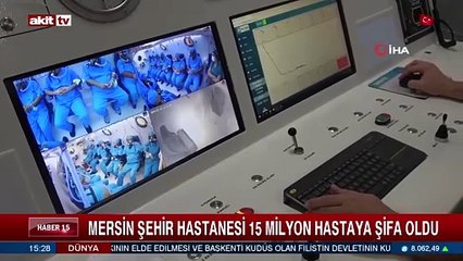 Video herunterladen: Mersin Şehir Hastanesi 15 Milyon hastaya şifa oldu