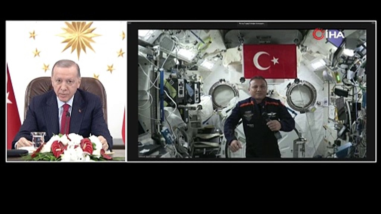 Cumhurbaşkanı Erdoğan, Alper Gezeravcı ile görüştü