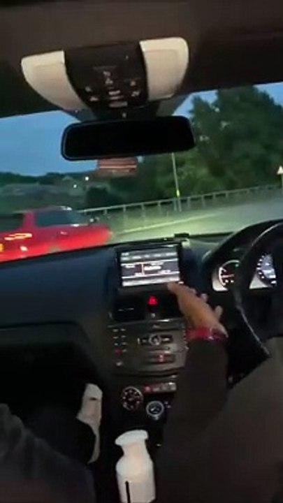 Watch moment reckless driver films himself speeding at '150mph' for social media