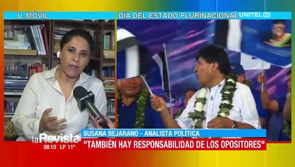Susana Bejarano: El conflicto interno del MAS ha empezado a afectar la vida de los ciudadanos
