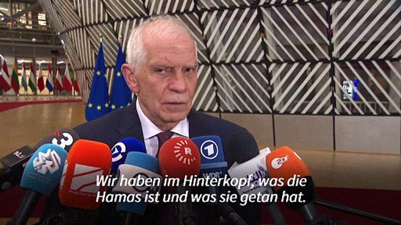 EU-Außenbeauftragter: "Frieden in Nahost ist militärisch nicht zu erreichen"