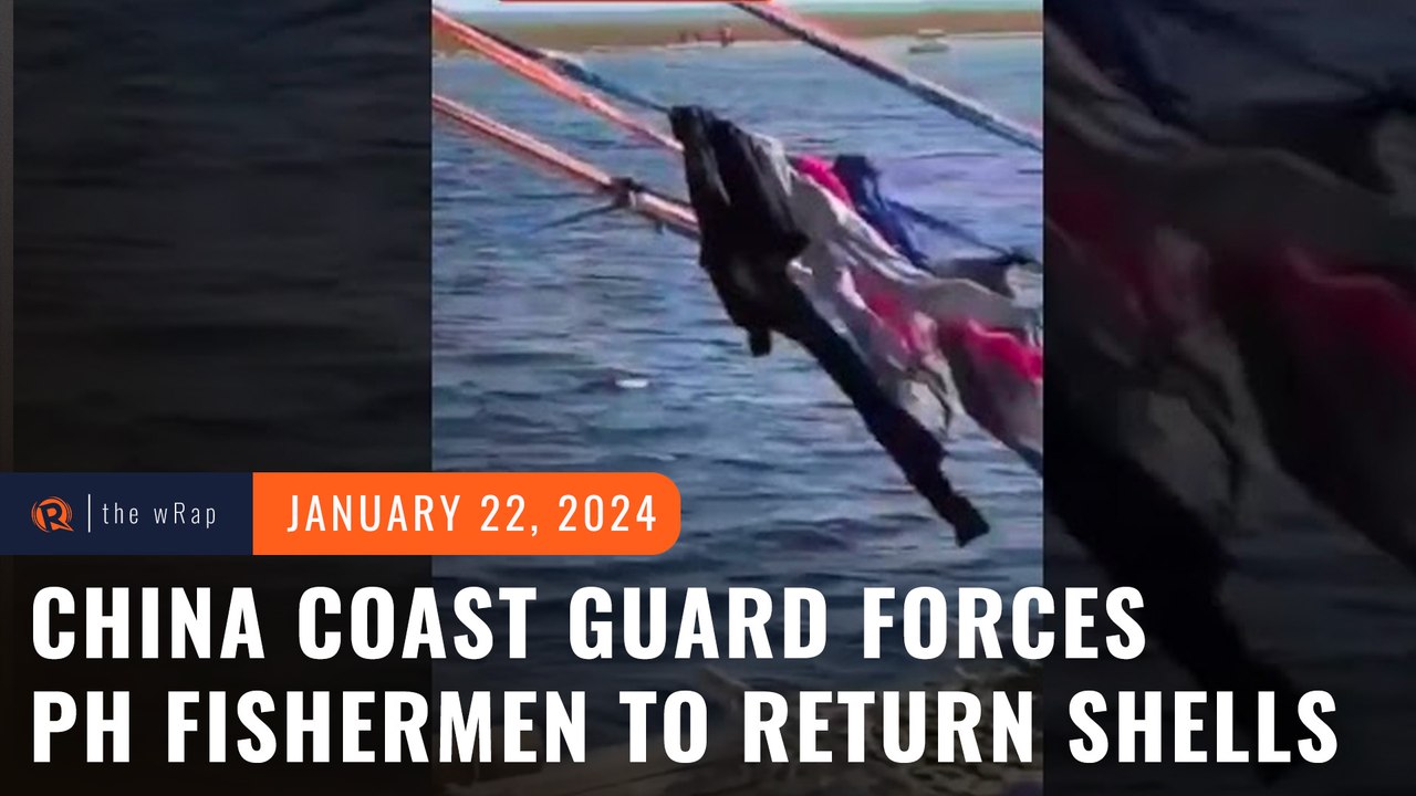 Chinese Coast Guard forces Filipino fishermen to return shells, drives them away – PCG