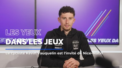 Le cycliste Kevin Vauquelin est l'invité des "Yeux dans les Jeux"