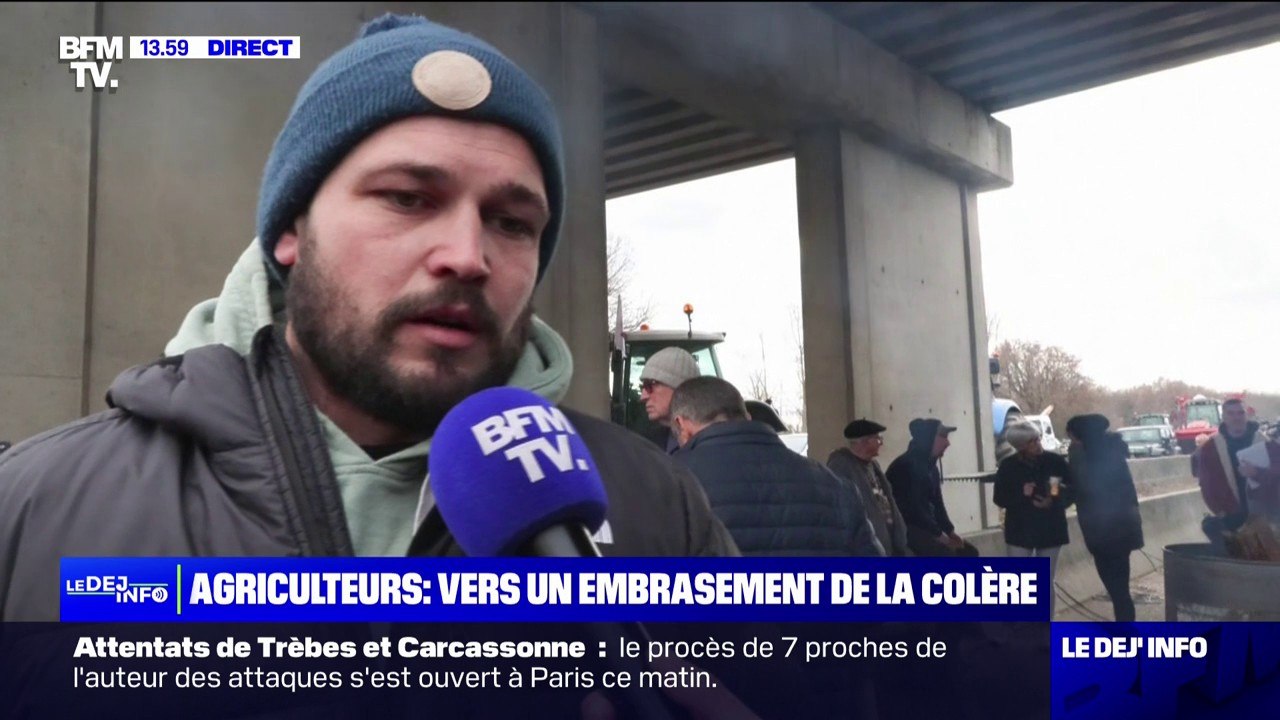 "Je suis à peu près à 60h de travail par semaine (...) et depuis un an, je me sors 800€ tous les deux mois": les agriculteurs restent mobilisés sur l'A64