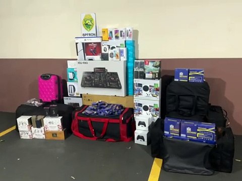 BPFron de Umuarama apreende mais de R$ 400 mil em contrabando de eletrônicos na BR-369