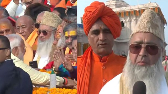 Ram Mandir Pran Pratishtha में PM Modi से मिले Imam Umer Ahmed Ilyasi कौन, Ram Mandir Darshan….