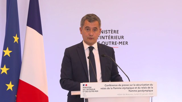Porteurs de la flamme olympique: 12.000 identités ont été soumises à enquête au ministère de l'Intérieur assure Gérald Darmanin