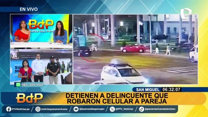 Alcalde de San Miguel y serenos capturan a robacelulares tras intensa persecución: "fue de película"