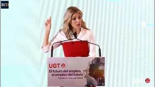 Yolanda Díaz amenaza a los empresarios si no se reducen el sueldo