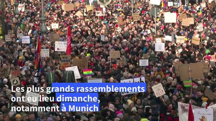 Allemagne: manifestations géantes contre l'AfD et l'extrême droite