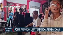 Pembacokan di Warung Kopi Polisi Amankan Lima Tersangka