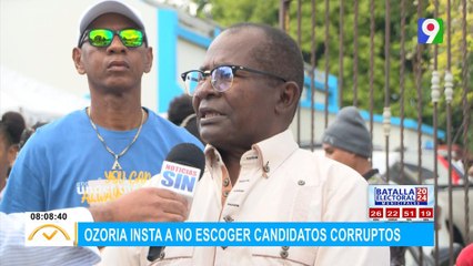Ozoria insta a no escoger candidatos corruptos | El Despertador SIN