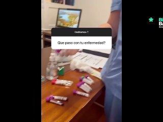Wanda Nara mostró el detrás de escena de cómo son sus tratamientos para la leucemia