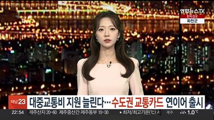 대중교통비 지원 늘린다…수도권 교통카드 연이어 출시