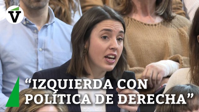 Montero defiende su candidatura a las europeas ante la izquierda con políticas de derechas