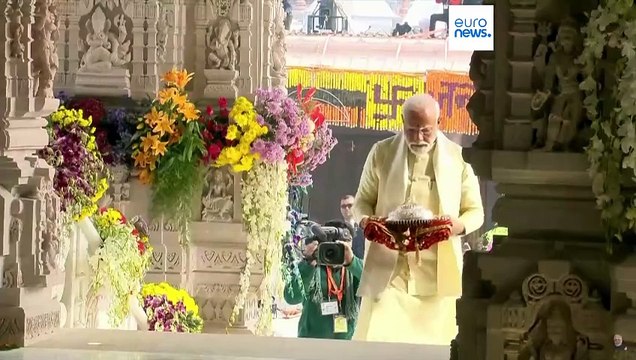 Inde : inauguration d'un temple hindou construit sur les vestiges d'une mosquée