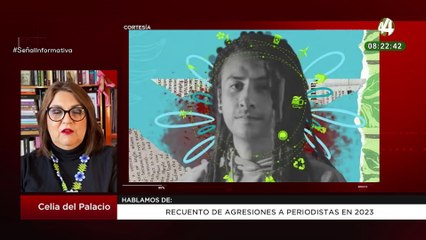 Recuento de agresiones a periodistas en 2023: Celia del Palacio
