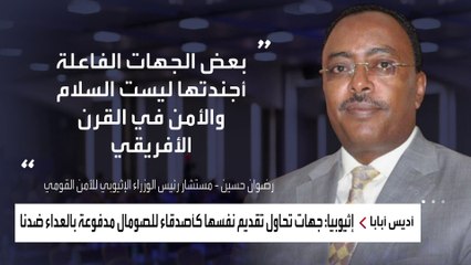 أديس أبابا: بعض الدول أجندتها ليست السلام والأمن في القرن الإفريقي