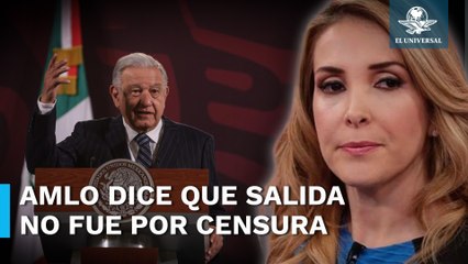 AMLO tras salida de Azucena Uresti de Milenio: “No hay ninguna circunstancia especial”