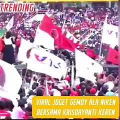 Viral joget gemoy ala niken salindriy bersama krisdayanti