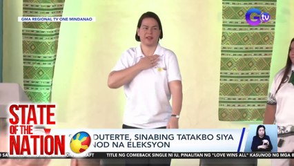 VP Sara Duterte, sinabing tatakbo siya sa susunod na eleksyon | SONA