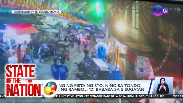 Pagdiriwang ng pista ng Sto. Niño sa Tondo, nasundan ng rambol; 'di bababa sa 5 sugatan | SONA
