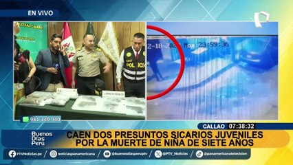 Callao: capturan a dos presuntos sicarios juveniles vinculados a muerte de niña de 7 años