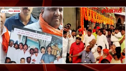 काळाराम मंदिरात शिवसैनिकांमध्ये ठाकरेंचा जुना फोटो, आठवण काय?\