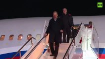 Le ministre russe des Affaires étrangères Sergueï Lavrov est arrivé à New York pour les réunions du Conseil de sécurité de l'ONU sur le Moyen-Orient et l'Ukraine.