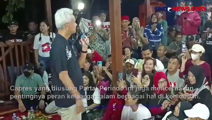 Kunjungi Geosite Ngingrong, Ganjar Bercerita Pentingnya Peran Keluarga dalam Kehidupan