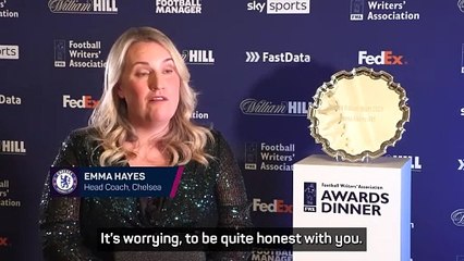 Emma Hayes becomes first woman to win FWA Tribute award