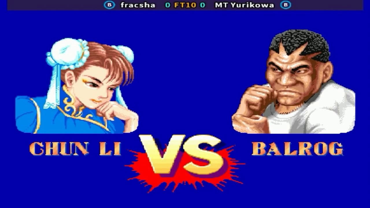 fracsha vs MT Yurikowa - Street Fighter II'_ Champion Edition -  FT10