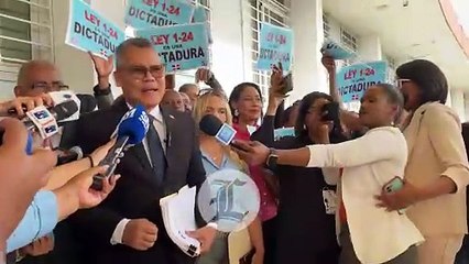 Depositan recurso de inconstitucionalidad contra la Ley 1-24