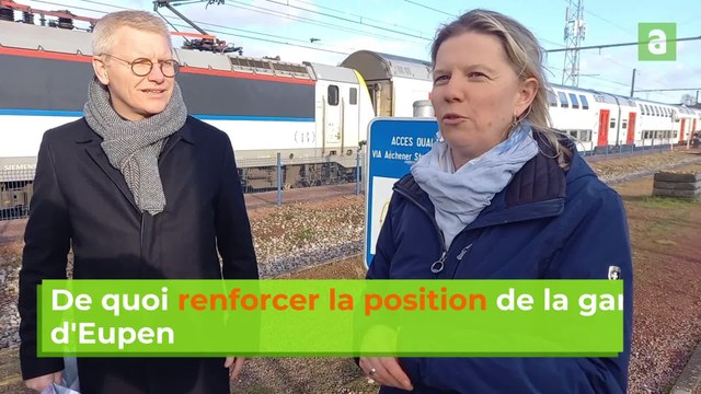 Un tunnel sous les voies de la gare d'Eupen