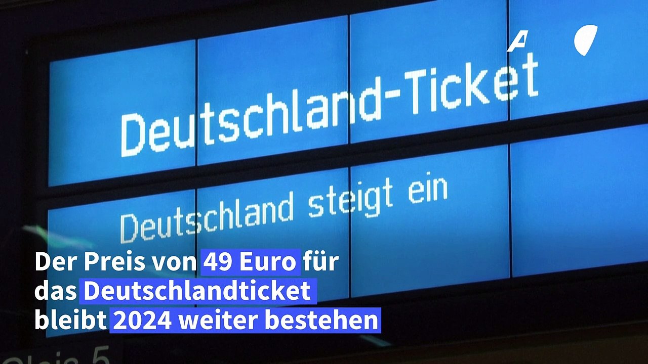 Preis für deutschland-ticket bleibt 2024 bei 49 euro