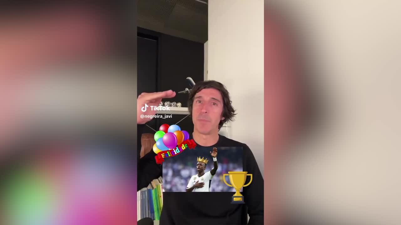 Surrealista vídeo del hijo de Negreira hablando de la mano de Vinicius: se ha hecho viral al instante