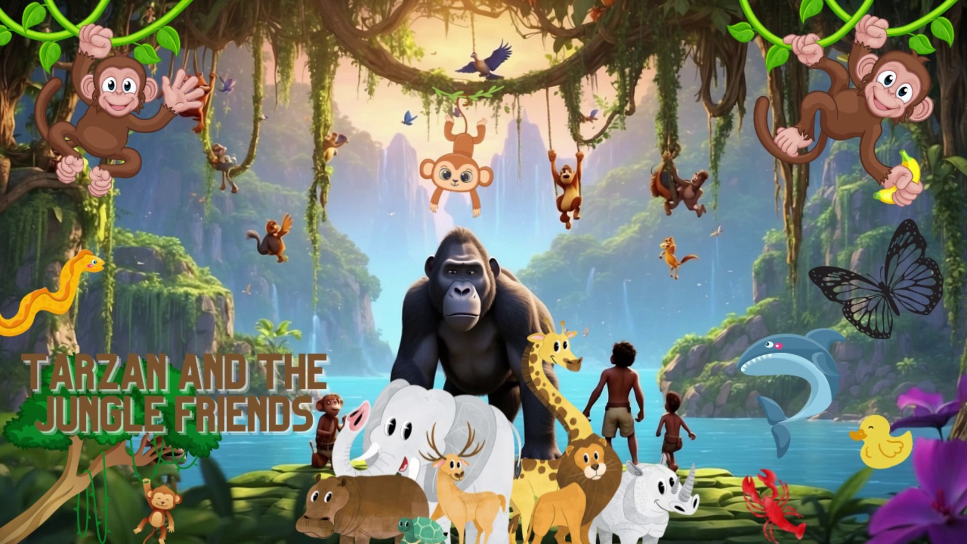 ⁣Tarzan and the Jungle Friends |Jungle Adventure |Magic Quest |Friendship Goals | Heartwarming Story