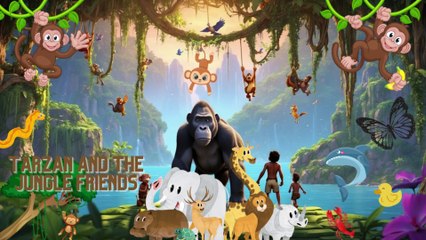 Tarzan and the Jungle Friends |Jungle Adventure |Magic Quest |Friendship Goals | Heartwarming Story