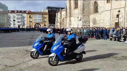 La Policía Local de Burgos se viste de gala por su patrón.