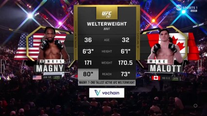 【FULL FIGHT】 Neil Magny vs. Mike Malott | 20. 01. 24