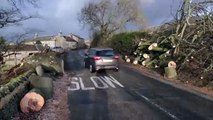 Graves danos na Irlanda e no Reino Unido devido à tempestade Isha